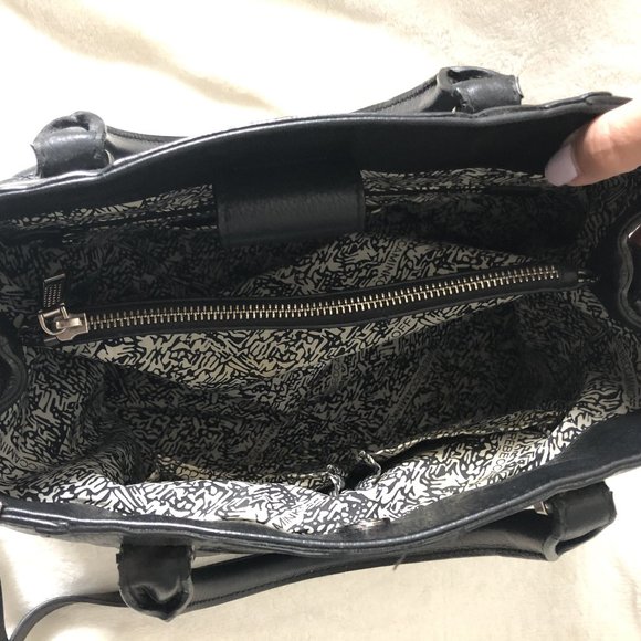 Rebecca Minkoff Black Hand Bag w/ Adjustable Strap - Picture 2 of 4